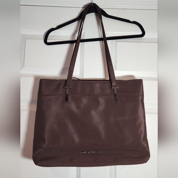 Jones New York Brown Tote Bag Minor Flaws - Picture 1 of 6